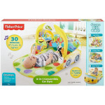 Vzdelávacia podložka Šťastné autíčko Fisher Price žlté Vzdelávacia podložka Šťastné autíčko Fisher Price žlté